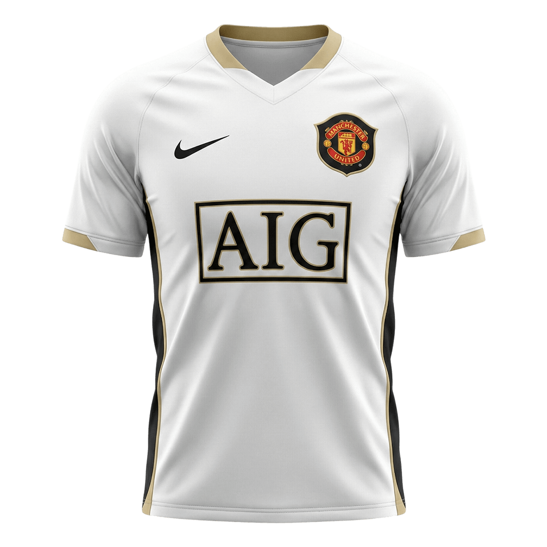 Tricouri Fotbal Vintage Manchester United Deplasare 2006/07