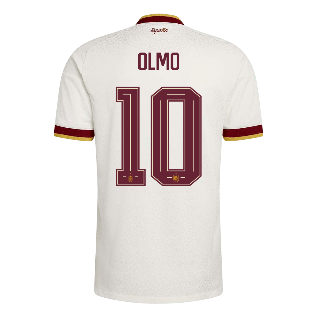 Camiseta Auténtica OLMO #10 Spain 2026 Segunda Equipación Copa del Mundo - Version Jugador