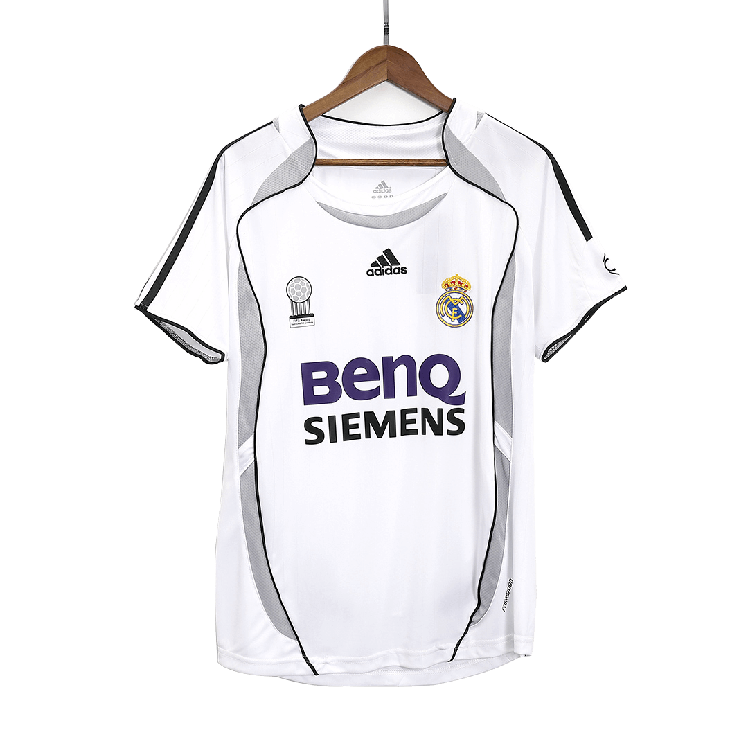 Tricouri Fotbal Vintage Real Madrid Acasă 2006/07