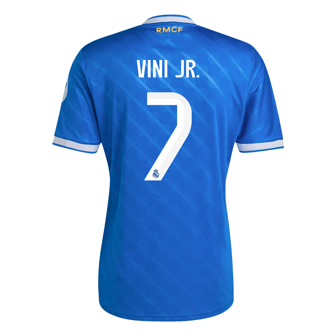 Tricouri Fotbal Real Madrid VINI JR. #7 Treilea 2025/26 (mărime mare)