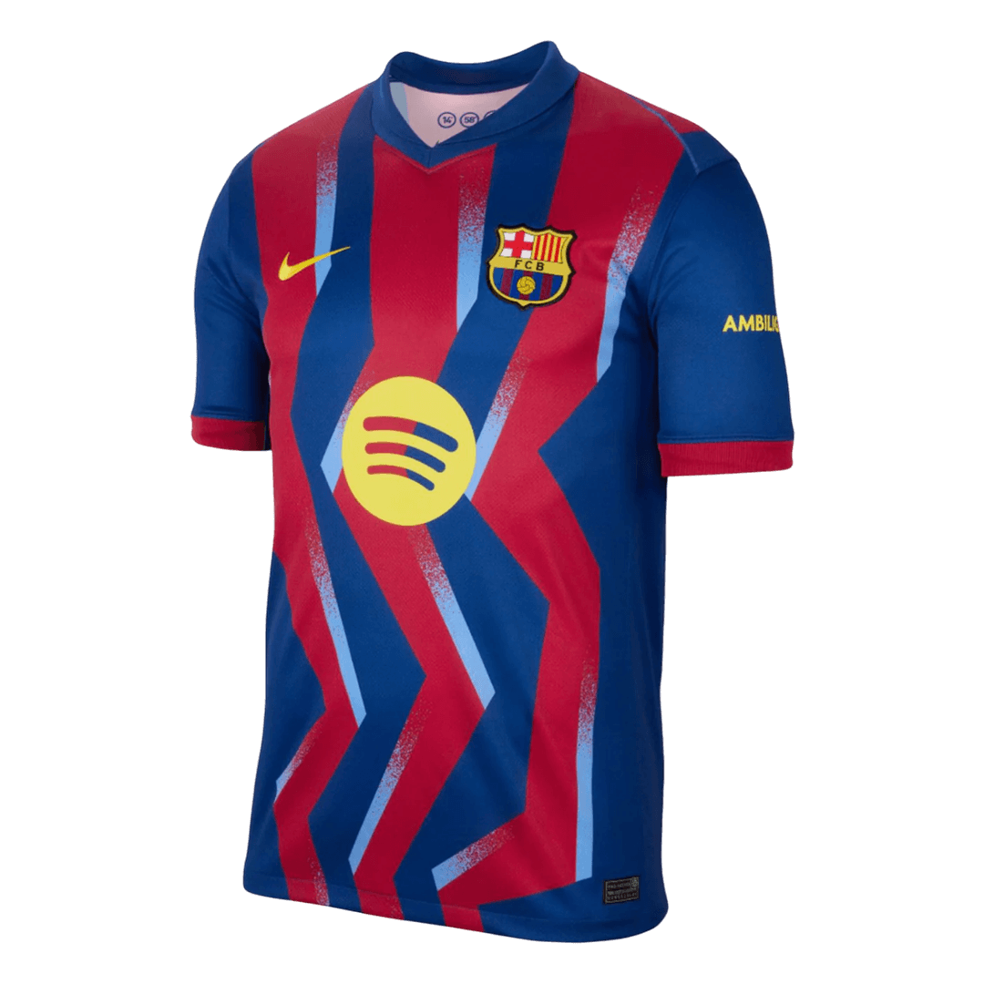 Tricouri Fotbal Barcelona PEDRI #8 Al Patrulea 2025/26