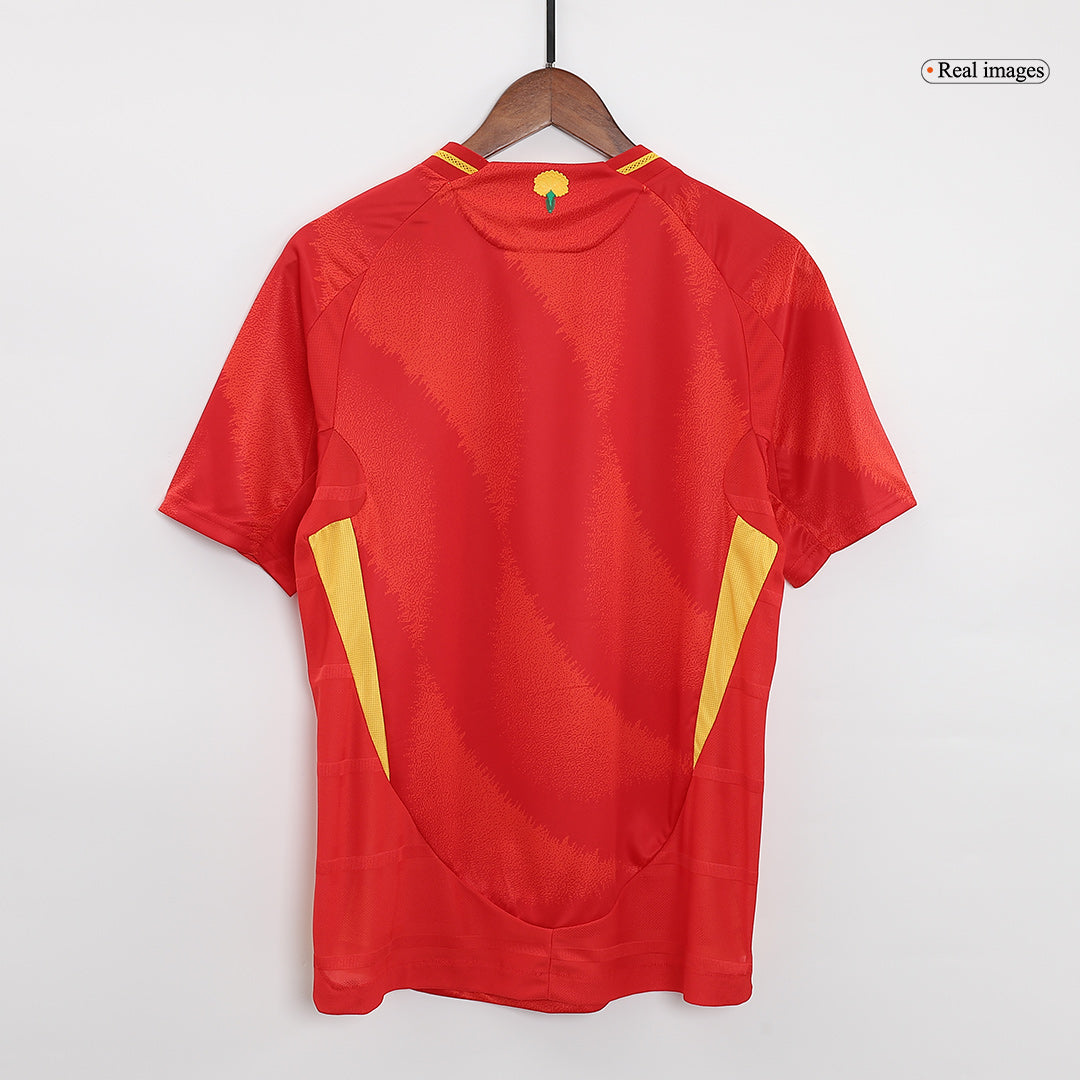 Auténtica LAMINE YAMAL #19 España 2024 Primera Equipacion - Version Jugador