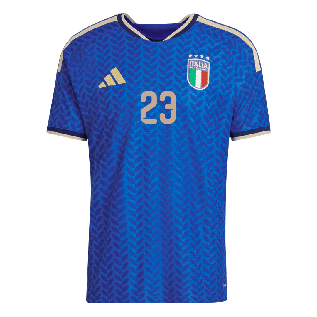 Tricouri Fotbal Italia BASTONI #23 Acasă Cupa Mondială 2026 Authentic
