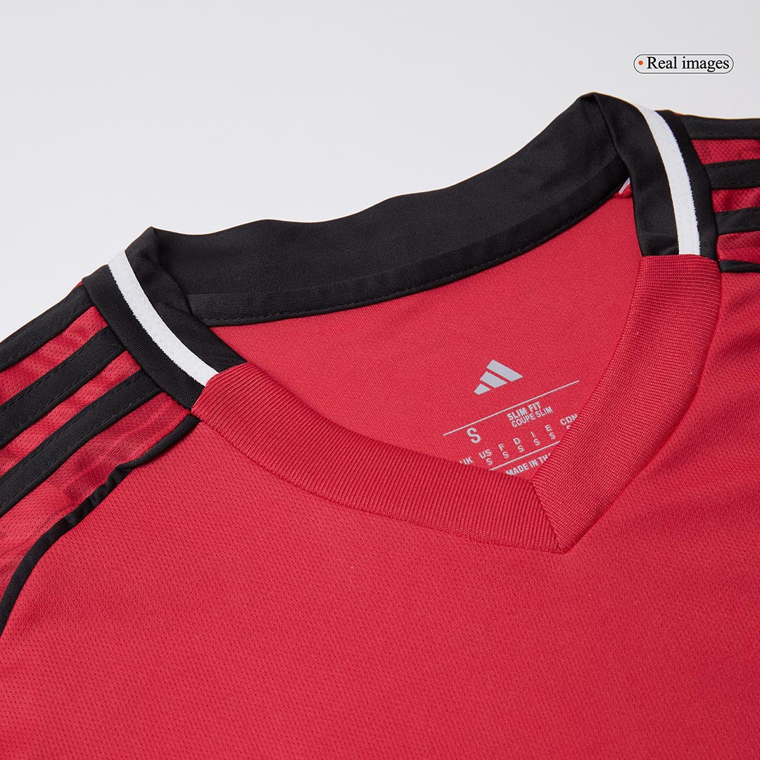 Tricouri Fotbal Manchester United B.FERNANDES #8 Acasă 2025/26 - Premium (mărime mare)