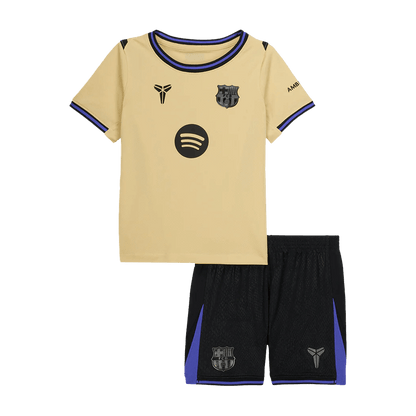 Miniconjunto Barcelona X Kobe 2025/26 Segunda Equipación Niño camiseta de fútbol