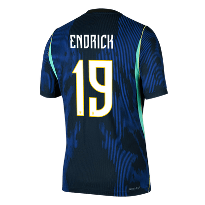 Camiseta Auténtica ENDRICK #19 Brazil 2026 Segunda Equipación Copa del Mundo - Version Jugador