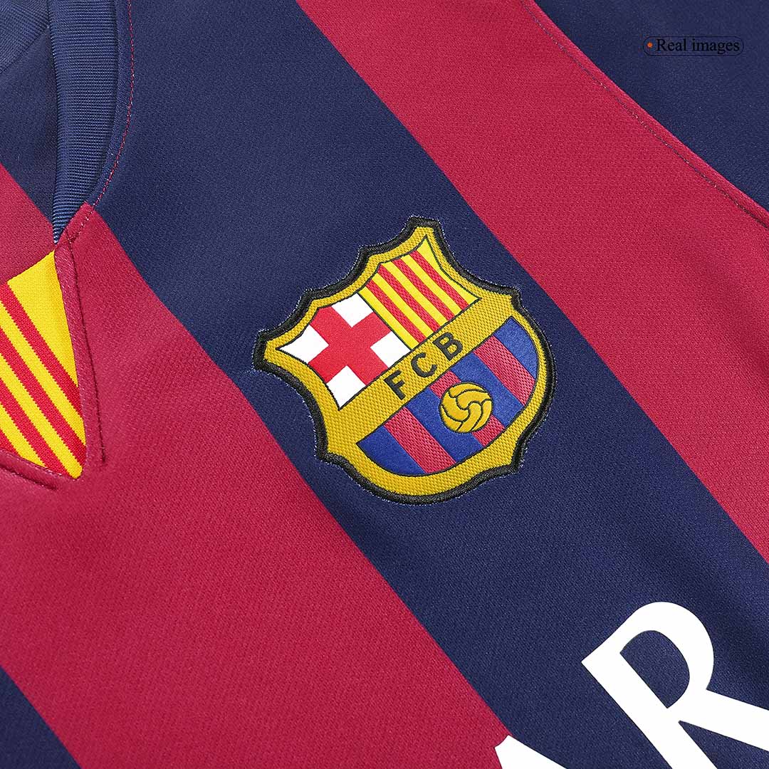 Tricouri Fotbal Vintage Barcelona Acasă 2014/15