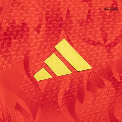 Camiseta Auténtica LUKAKU #9 Belgium 2026 Primera Equipación Copa del Mundo - Version Jugador