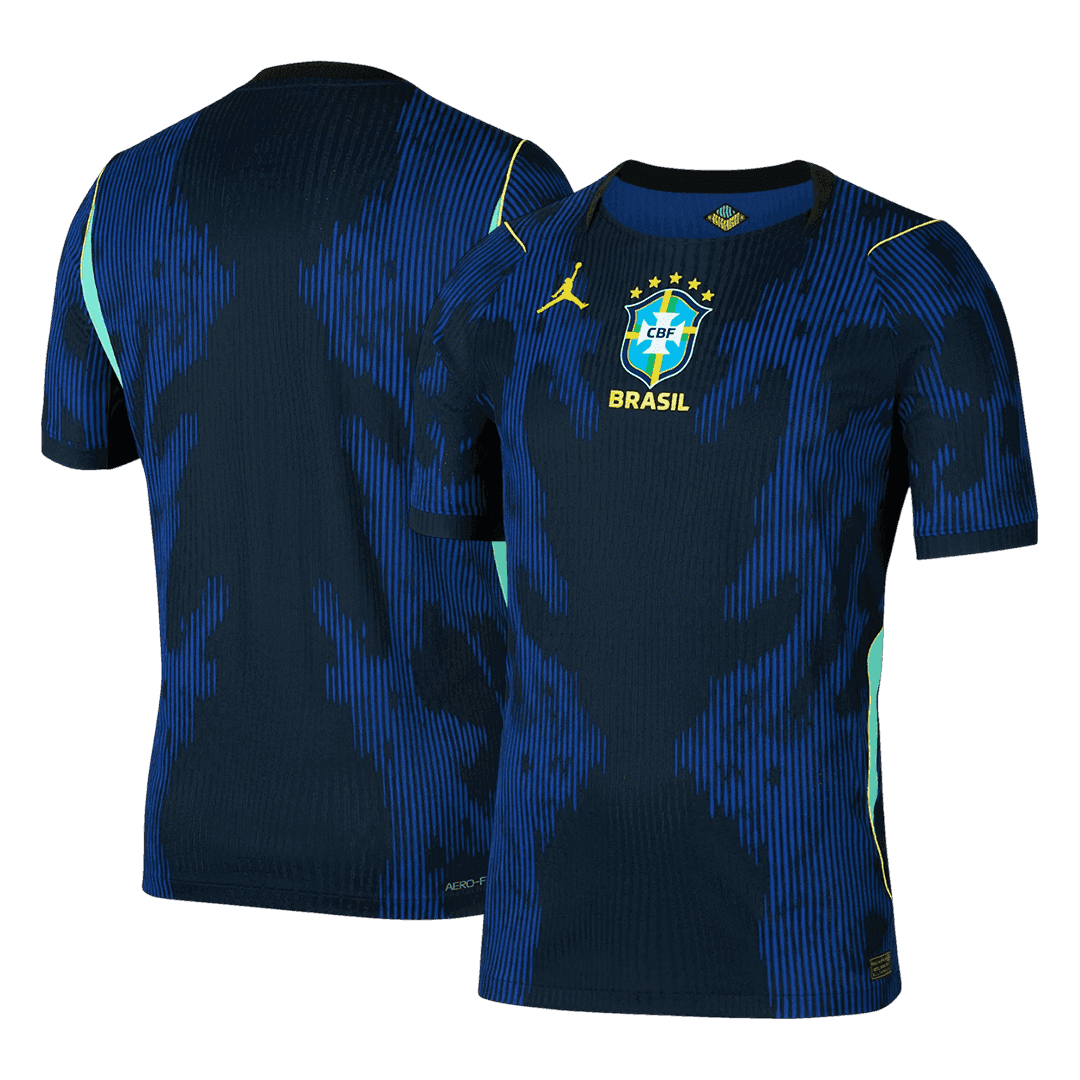 Camiseta Auténtica Brazil 2026 Segunda Equipación Copa del Mundo - Version Jugador