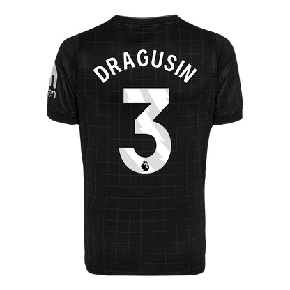 Camiseta DRAGUSIN #3 Tottenham Hotspur 2025/26 Segunda Equipación - Versión Hincha