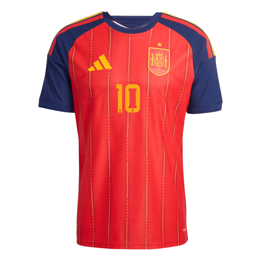 Camiseta Auténtica OLMO #10 Spain 2026 Primera Equipación Copa del Mundo - Version Jugador