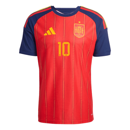 Camiseta Auténtica OLMO #10 Spain 2026 Primera Equipación Copa del Mundo - Version Jugador