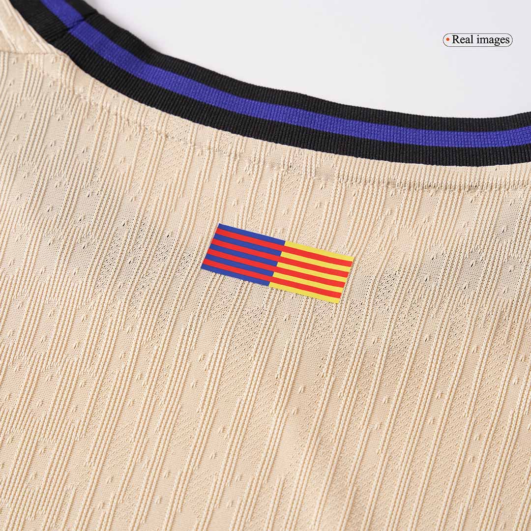 Camiseta Auténtica LAMINE YAMAL #10 Barcelona 2025/26 Segunda Equipación-Versión Jugador-Camisetas Pasion Shop