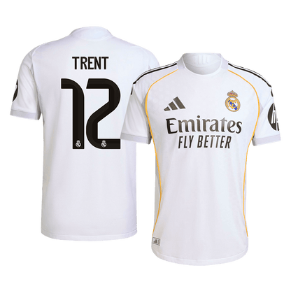 Camiseta TRENT #12 Real Madrid 2025/26 Primera Equipación Hombre - Versión Jugador-Camisetas Pasion Shop