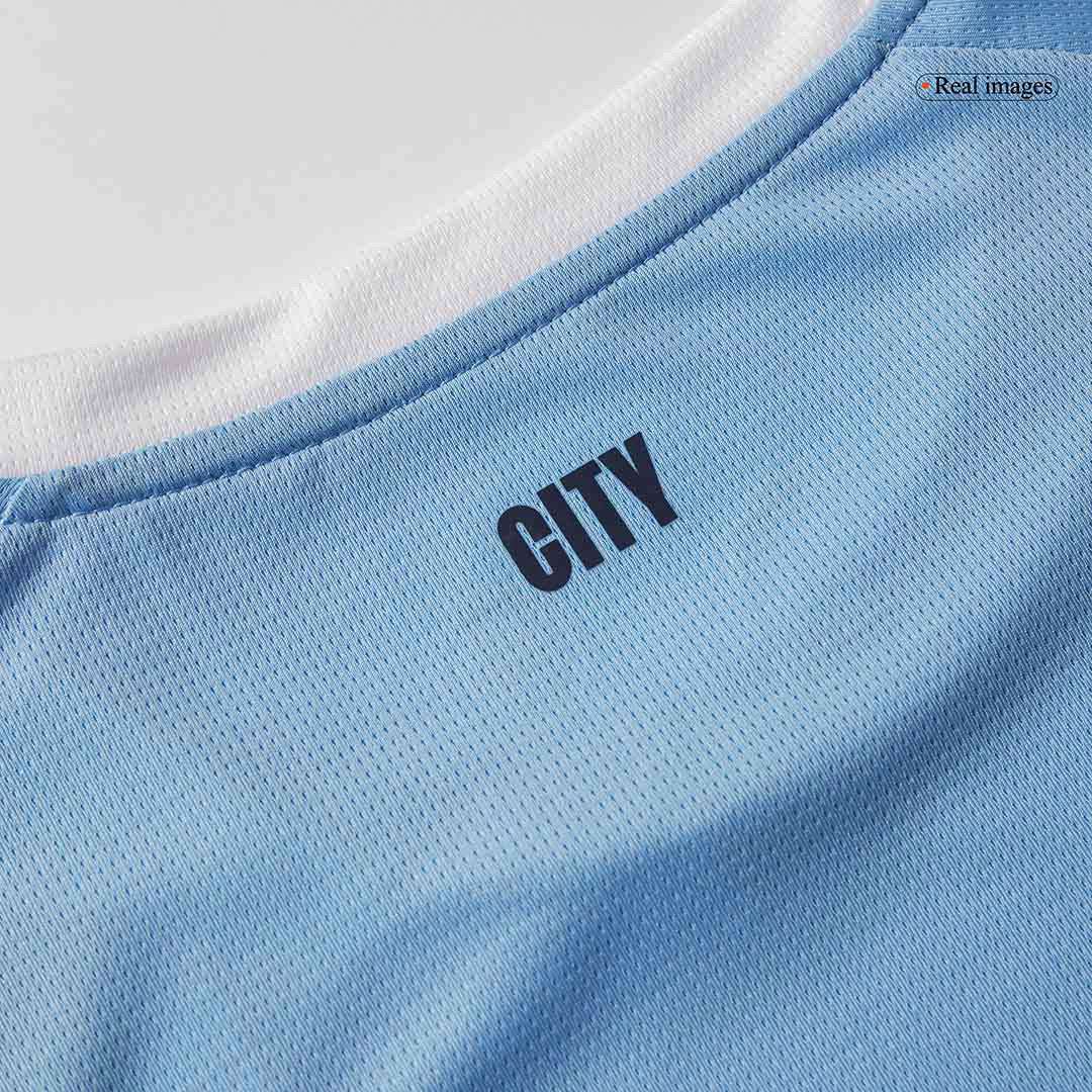 Camiseta DE BRUYNE #17 Manchester City 2025/26 Primera Equipación-Versión Hincha