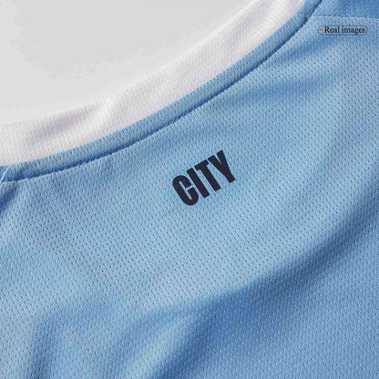 Camiseta DE BRUYNE #17 Manchester City 2025/26 Primera Equipación-Versión Hincha