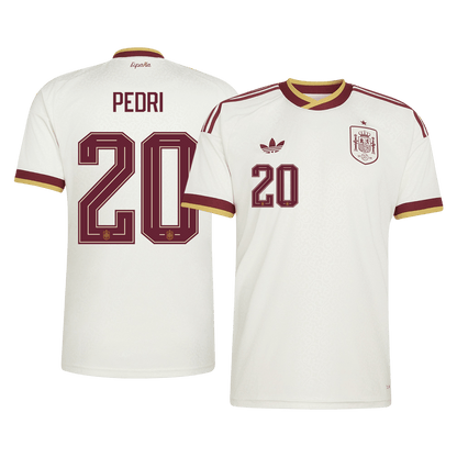 Camiseta PEDRI #20 Spain 2026 Segunda Equipación Copa del Mundo - Versión Hincha