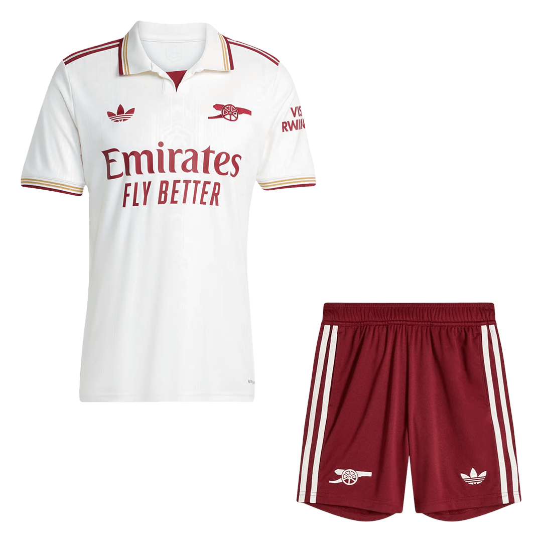 Conjunto Arsenal 
2025/26 Tercera Equipación camiseta de fútbol