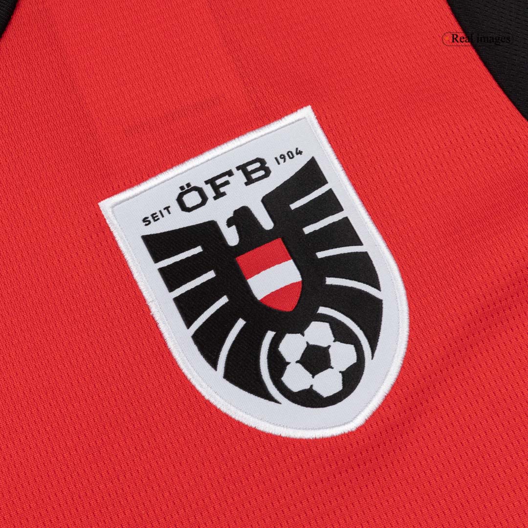 Camiseta BAUMGARTNER #19 Austria 2026 Primera Equipación Copa del Mundo - Versión Hincha