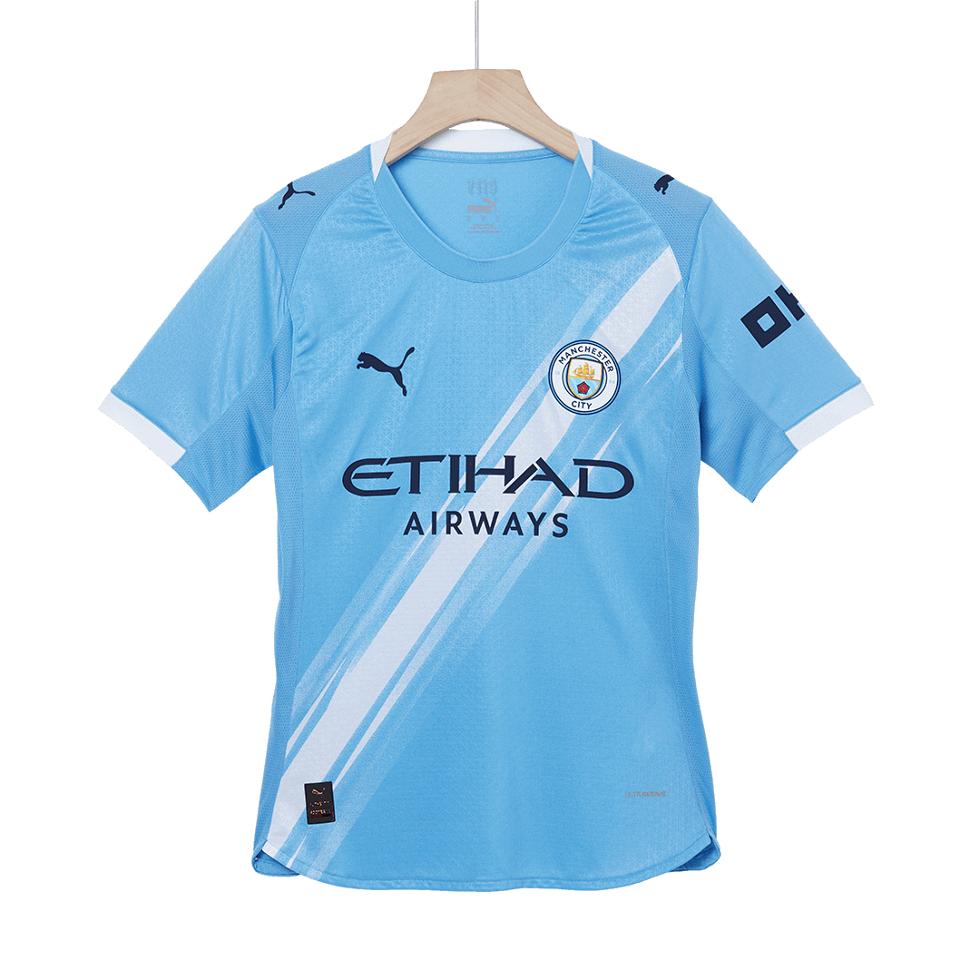 Camiseta Auténtica Manchester City 2025/26 Primera Equipación-Versión Jugador