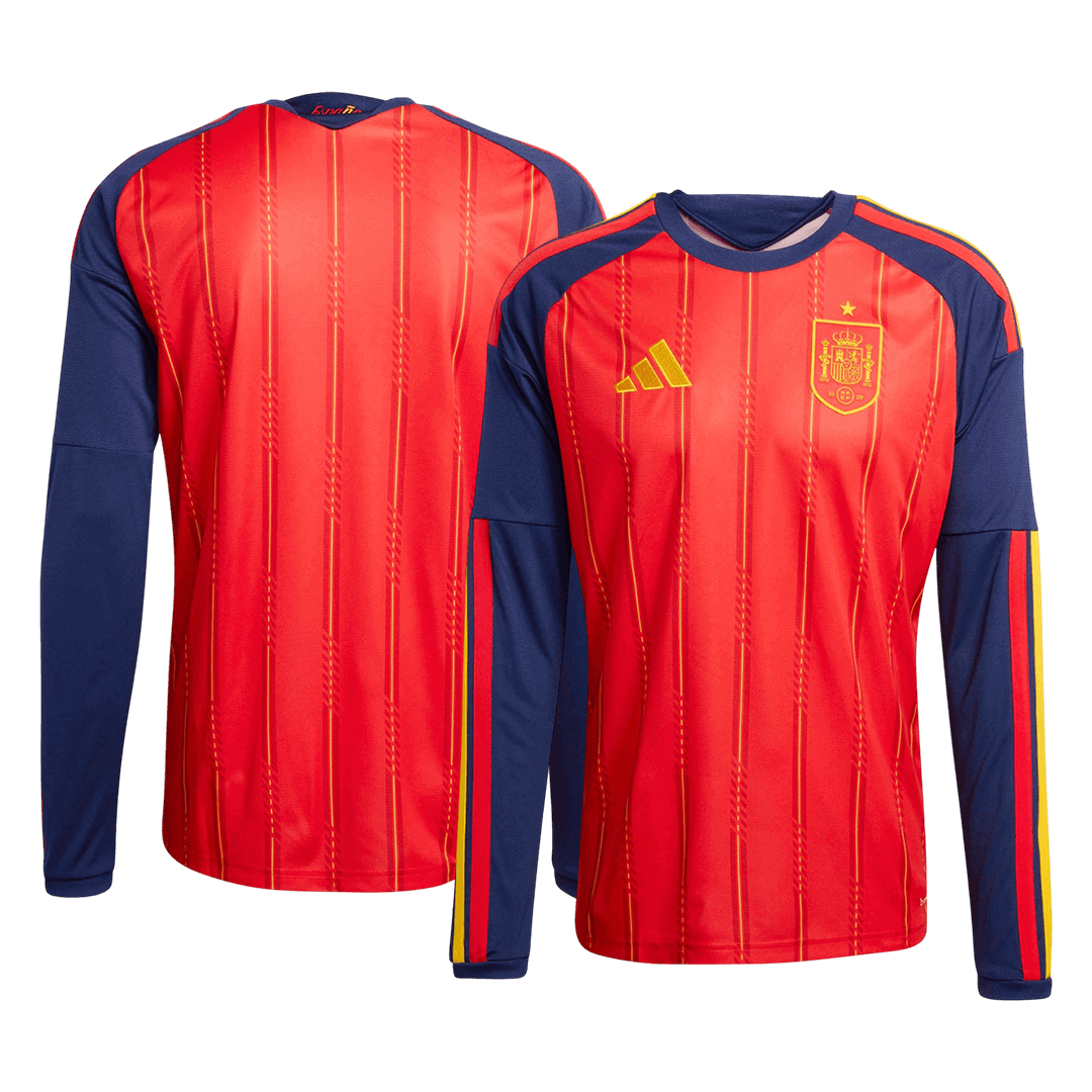Manga Larga Spain 2026 Primera Equipación Copa del Mundo - Version Hincha