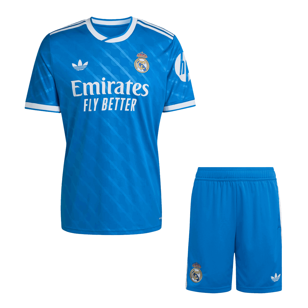Conjunto Real Madrid 2025/26 Tercera Equipación camiseta de fútbol
