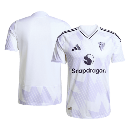 Camiseta Auténtica Manchester United 2025/26 Segunda Equipación-Versión Jugador-Camisetas Pasion Shop