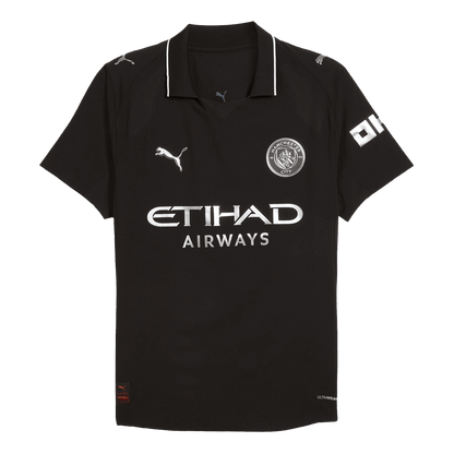 Camiseta Auténtica Manchester City 2025/26 Segunda Equipación-Versión Jugador