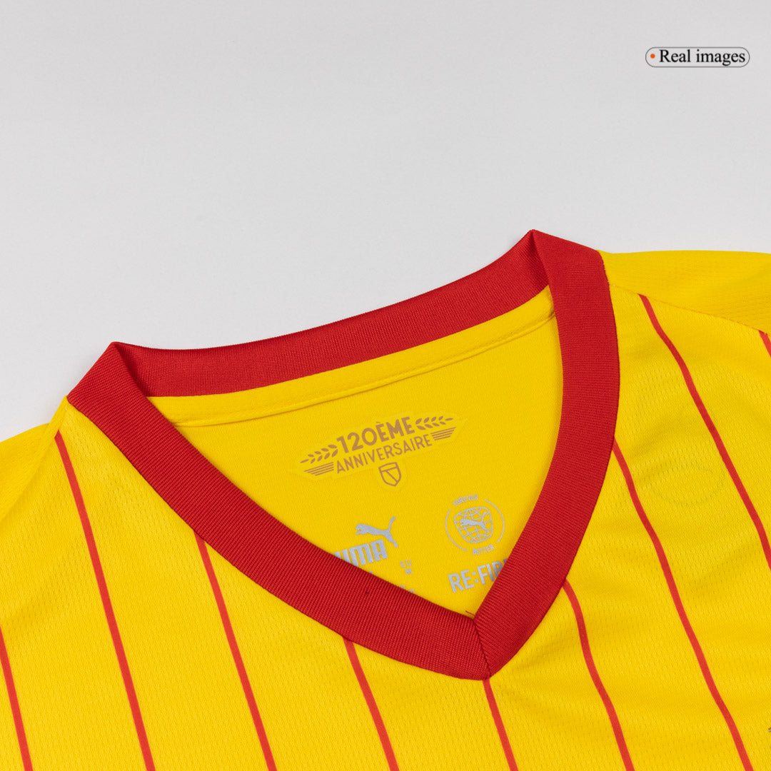 Camiseta THAUVIN #10 RC Lens 2025/26 Primera Equipación - Versión Hincha