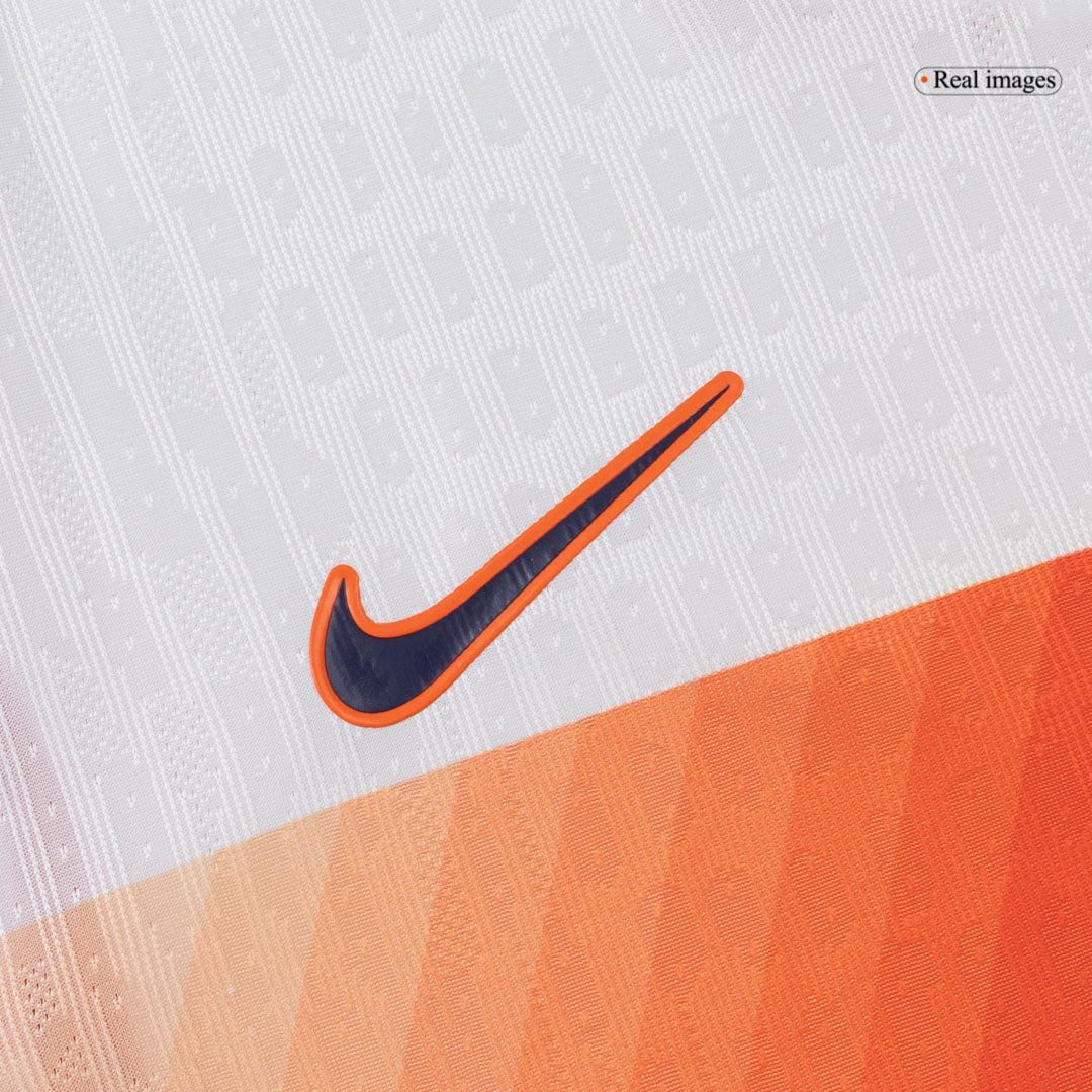 Camiseta Auténtica VIRGIL #4 Netherlands 2026 Segunda Equipación Copa del Mundo - Version Jugador
