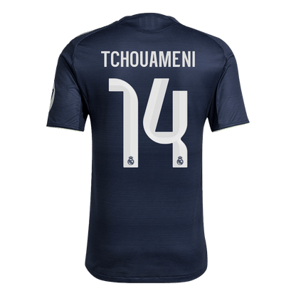Camiseta Auténtica TCHOUAMENI #14 Real Madrid 2025/26 Segunda Equipación - Version Jugador