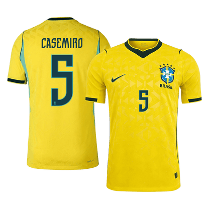 Camiseta Auténtica CASEMIRO #5 Brazil 2026 Primera Equipación Copa del Mundo - Version Jugador