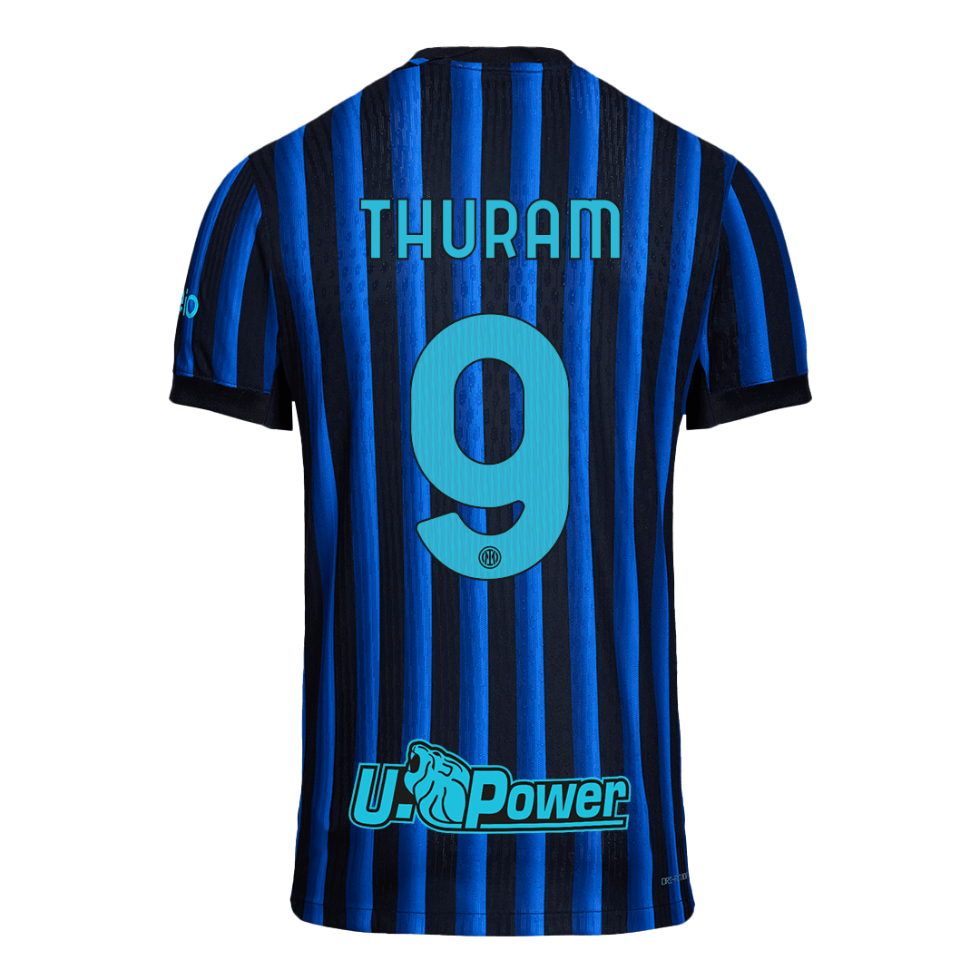 Camiseta Auténtica THURAM #9 Inter Milan 2025/26 Primera Equipación - Version Jugador