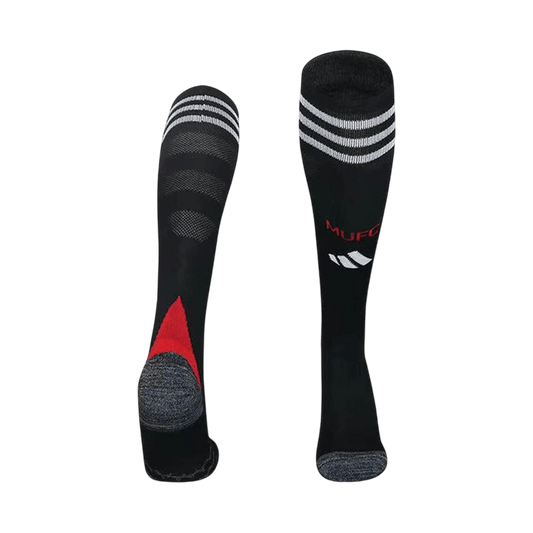Manchester United Primera Equipación Soccer Calcetines Infantiles 2025/26