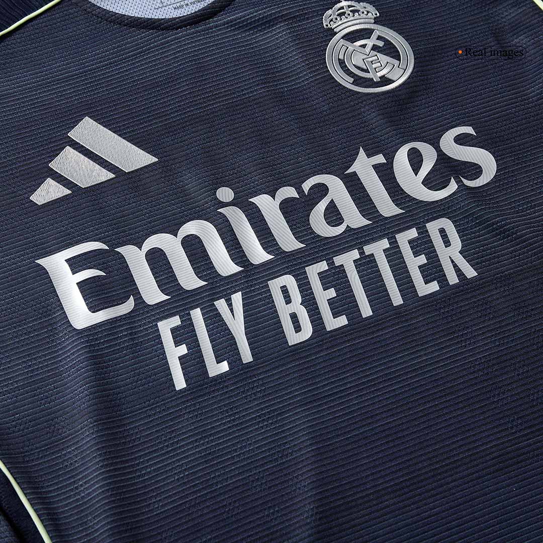 Tricouri Fotbal Real Madrid BELLINGHAM #5 Deplasare 2025/26 Authentic - Premium