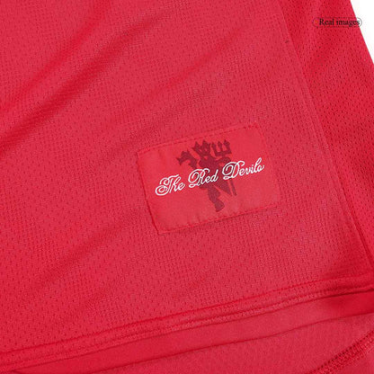 Tricouri Fotbal Vintage Manchester United Acasă 2007/08 Mânecă Lungă