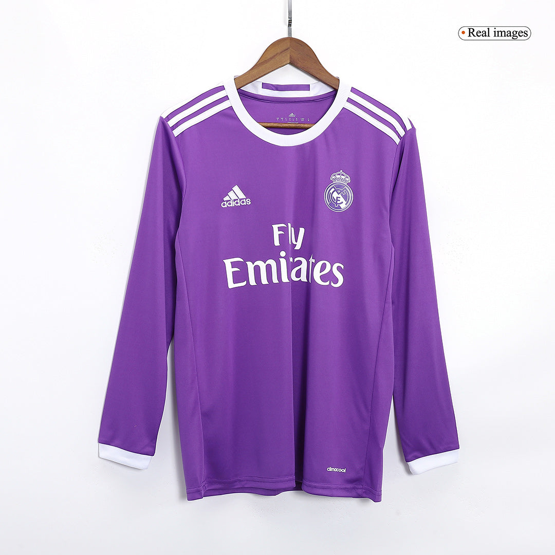 Camiseta Retro 2016/17 Kroos #8 Real Madrid Manga Larga