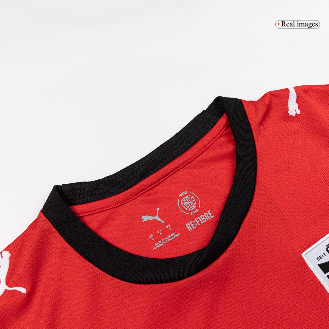 Camiseta BAUMGARTNER #19 Austria 2026 Primera Equipación Copa del Mundo - Versión Hincha