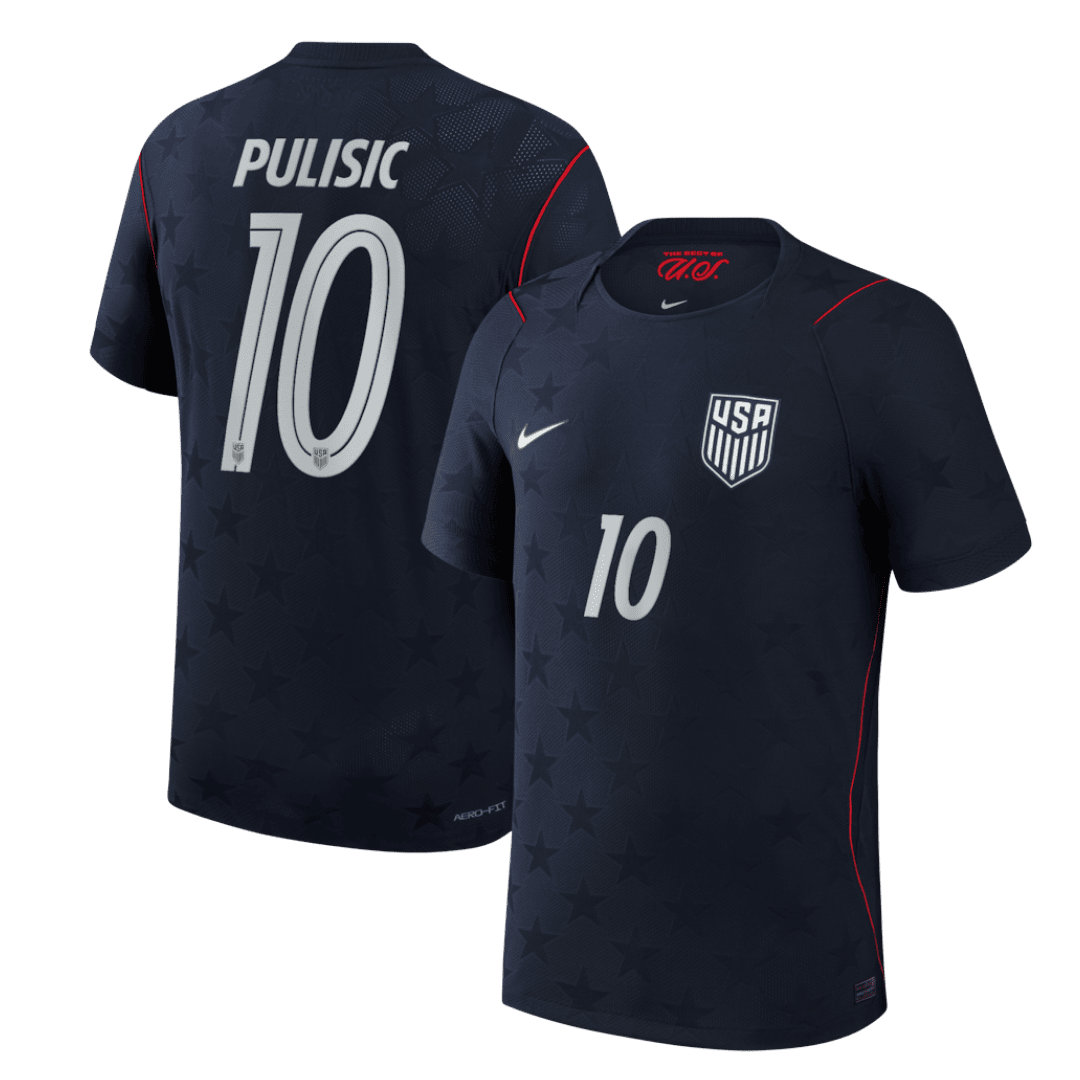Camiseta Auténtica PULISIC #10 USA 2026 Segunda Equipación Copa del Mundo - Version Jugador