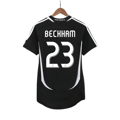 Retro 2006/07 BECKHAM #23 Real Madrid Segunda Equipación camiseta de fútbol 2025/26