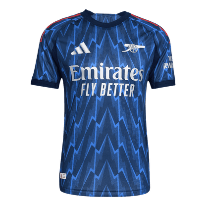 Camiseta Auténtica SAKA #7 Arsenal 2025/26 Segunda Equipación-Versión Jugador-Camisetas Pasion Shop