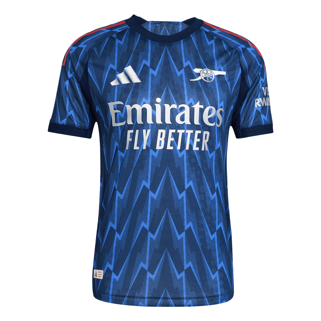 Camiseta Auténtica ØDEGAARD #8 Arsenal 2025/26 Segunda Equipación-Versión Jugador-Camisetas Pasion Shop
