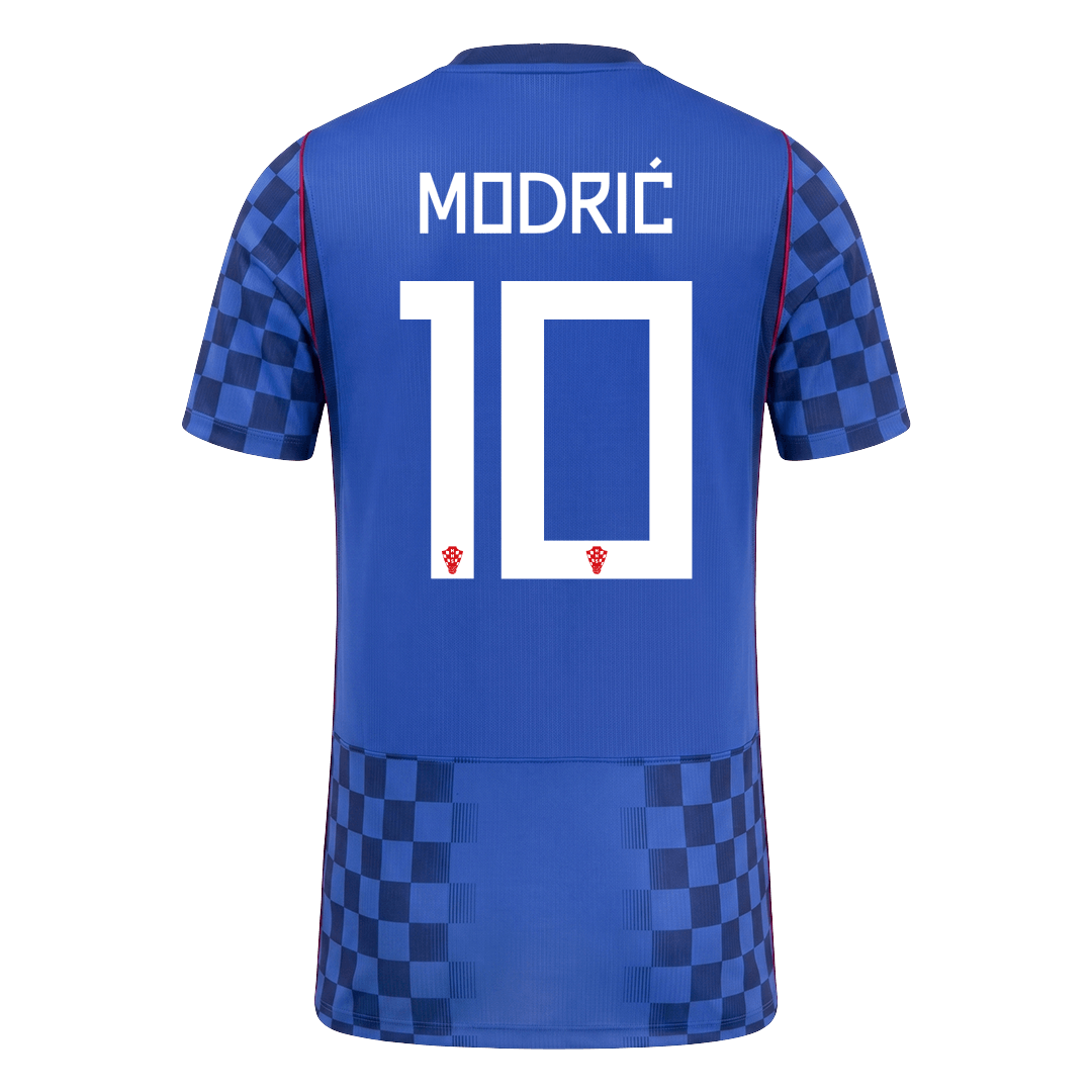 Camiseta Auténtica MODRIĆ #10 Croatia 2026 Segunda Equipación Copa del Mundo - Version Jugador