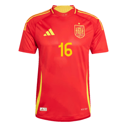 Camiseta Auténtica RODRIGO #16 Spain 2024 Primera Equipación - Version Jugador