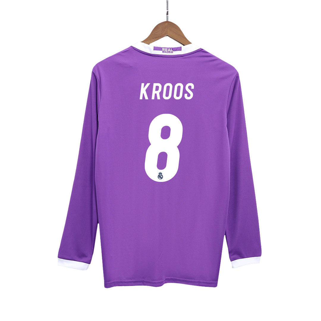 Camiseta Retro 2016/17 Kroos #8 Real Madrid Manga Larga 2025/26