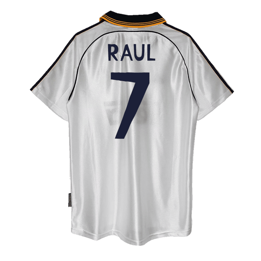 Camiseta Retro 1998/00 RAUL #7 Real Madrid Primera Equipación 2025/26