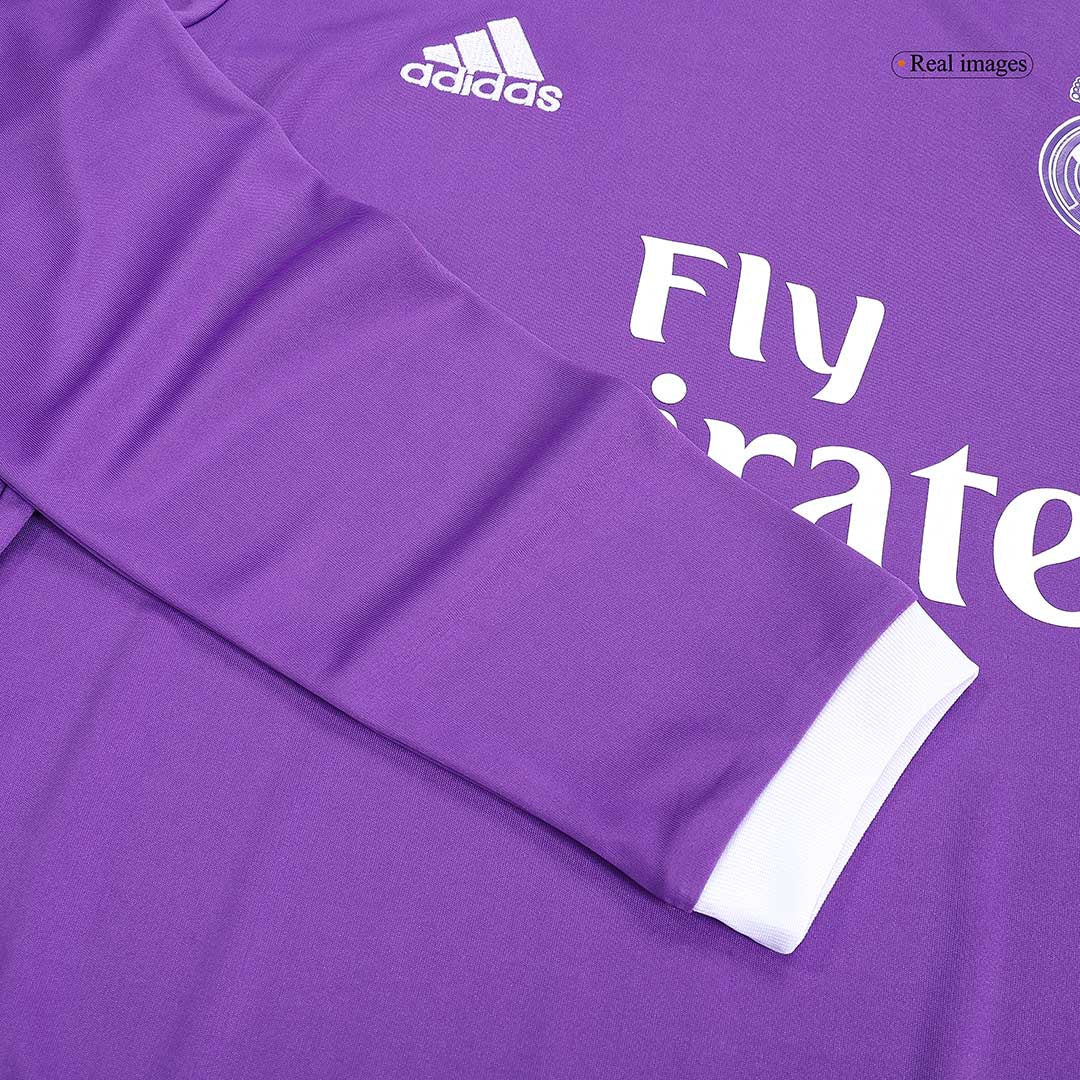 Camiseta Retro 2016/17 Kroos #8 Real Madrid Manga Larga
