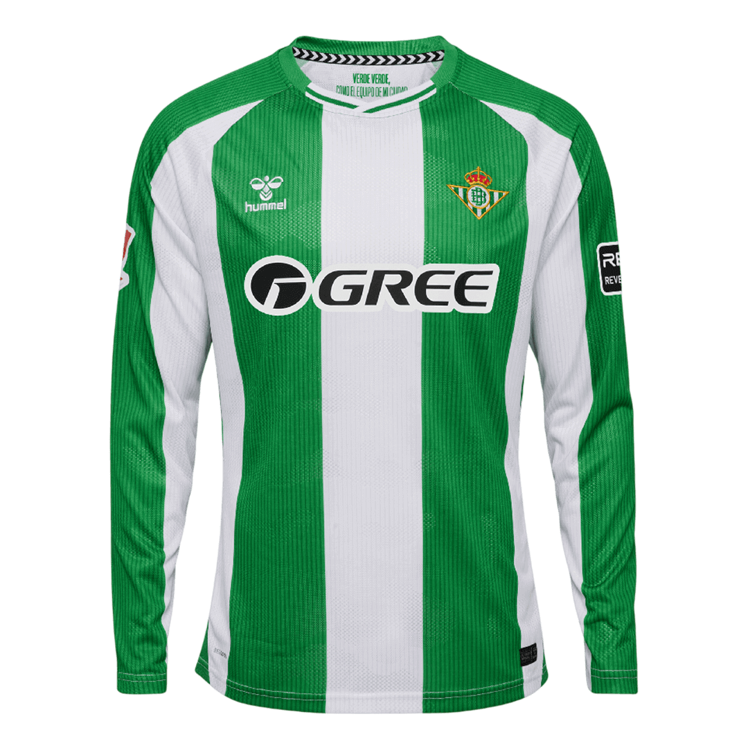 Manga Larga Real Betis 2025/26 Primera Equipación -Versión Hincha camiseta de fútbol