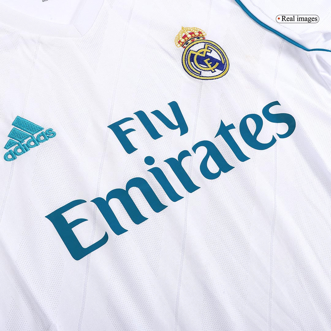 Camiseta Retro 2017/18 SERGIO RAMOS #4 Real Madrid Primera Equipación