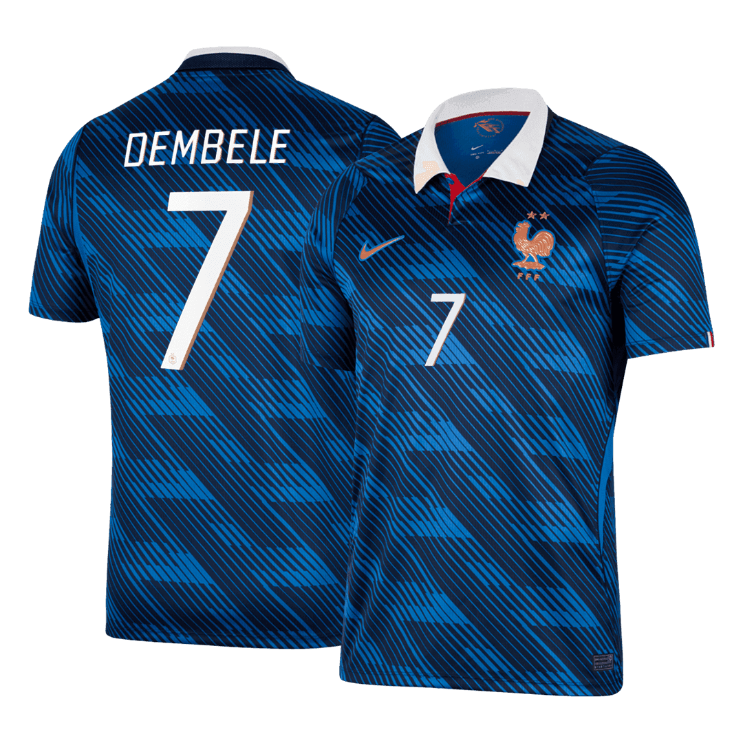 Camiseta DEMBELE #7 France 2026 Primera Equipación Copa del Mundo - Versión Hincha